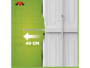 Kit di Sovrapposizione per Lavatrice e Asciugatrice+Ripiano Estraibile Base Torre Pro L60 | Meliconi - immagine 7